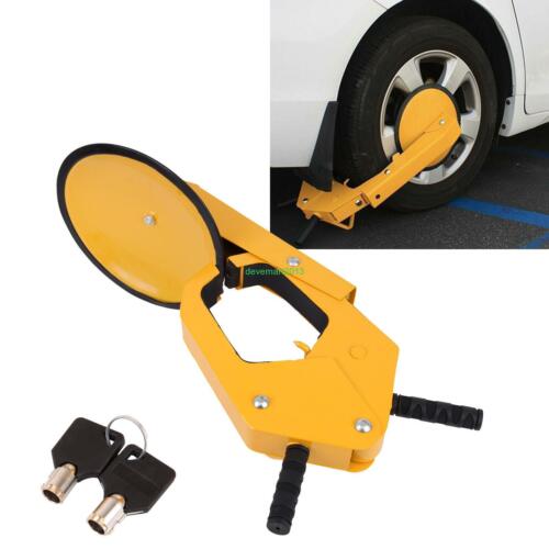 Car Tire Claw Atv Rv Boat Truck Trailer Wheel Clamp Lock Anti Theft Parking Boot
