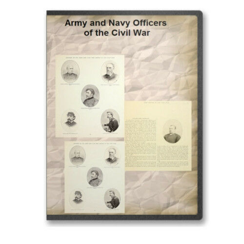 Army/navy Officers Of Us Civil War History (illustrated) Two Book Set On Cd B455