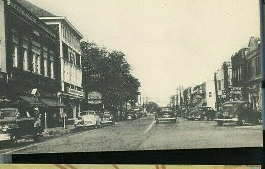 Point Pleasant Nj  Postcard Arnold Ave 1940s