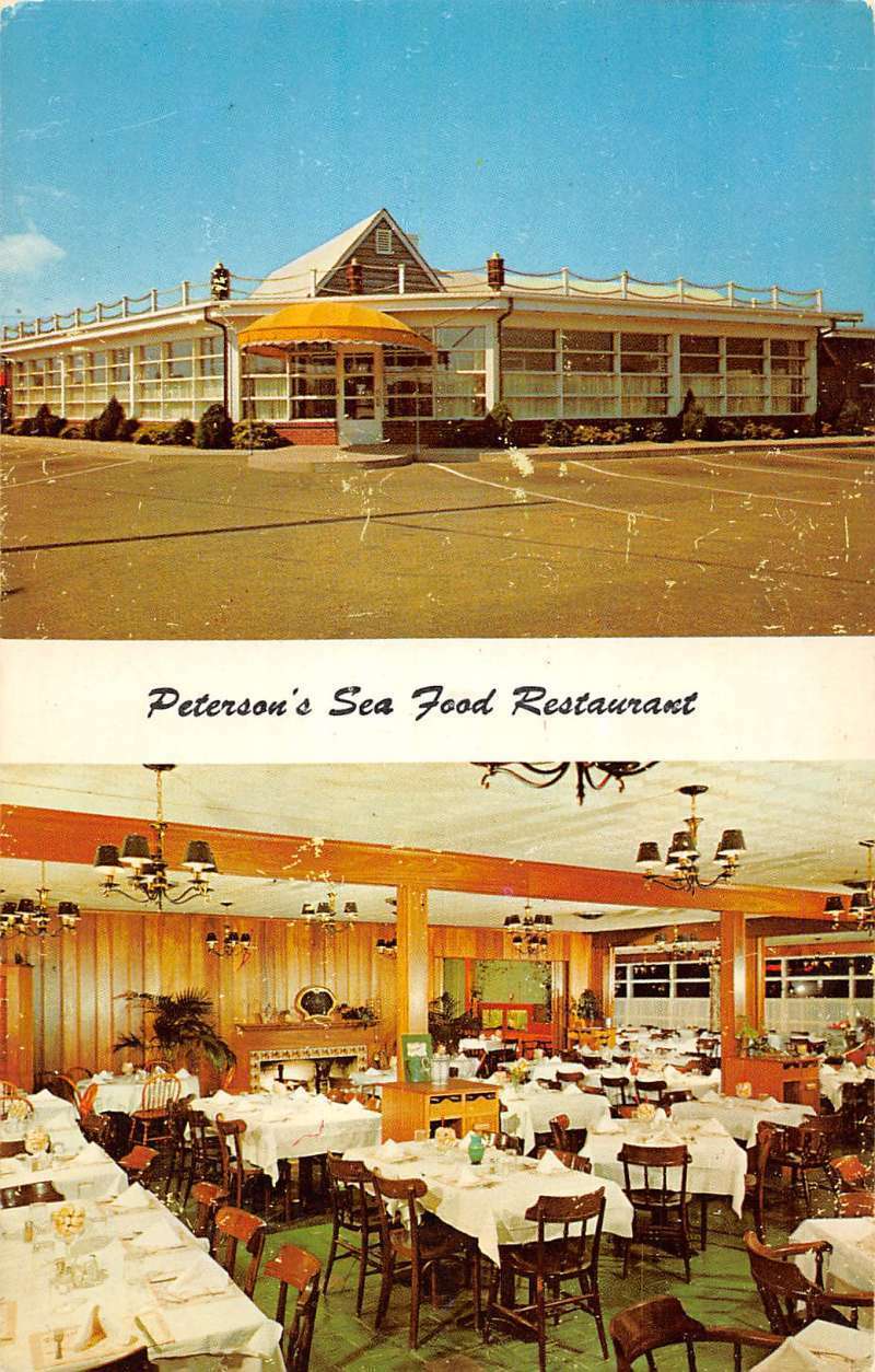 Neptune New Jersey Petersons Sea Food Restaurant Vintage Postcard K27599